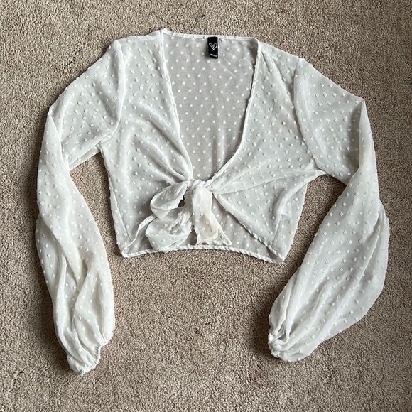 Windsor Tops - Cropped chiffon top